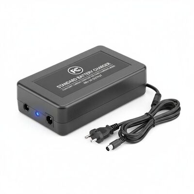 FCC-gecertificeerde standaard batterijlader met constante stroom en constante spanningslaadmodus en 48V5A-uitgang